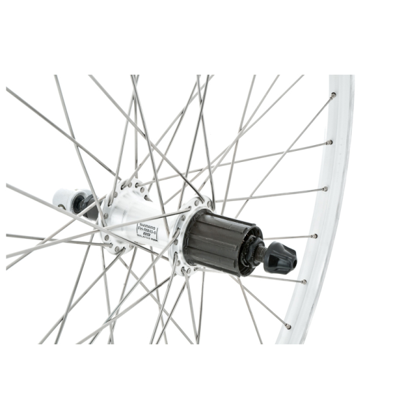 Strasser Komponenten Hinterrad, 28" [Stück], silber, 8/9-fach Body, Schnellspanner