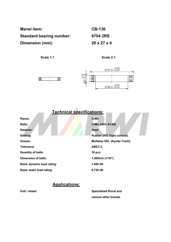 Union Kugellager, CB-130
