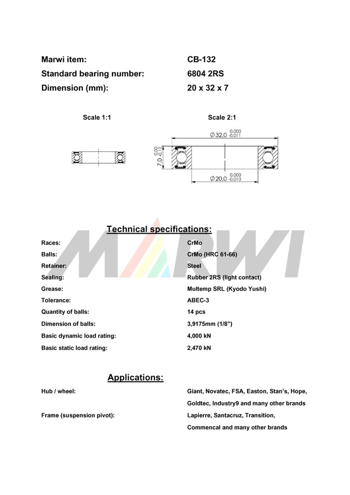 Union Kugellager, CB-132